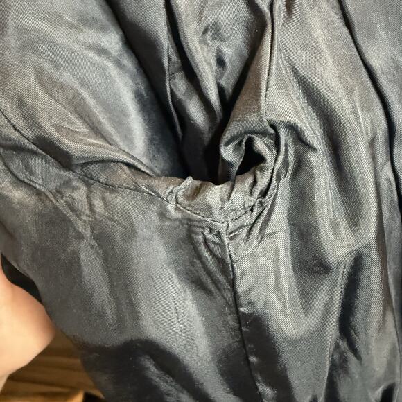 Vintage Gemma Kahng Bergdorf Goodman Black Velvet Bow Blazer Jacket Sz 8 - Picture 12 of 13